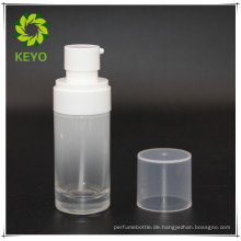 30ml klare kosmetische Glaspumpflasche